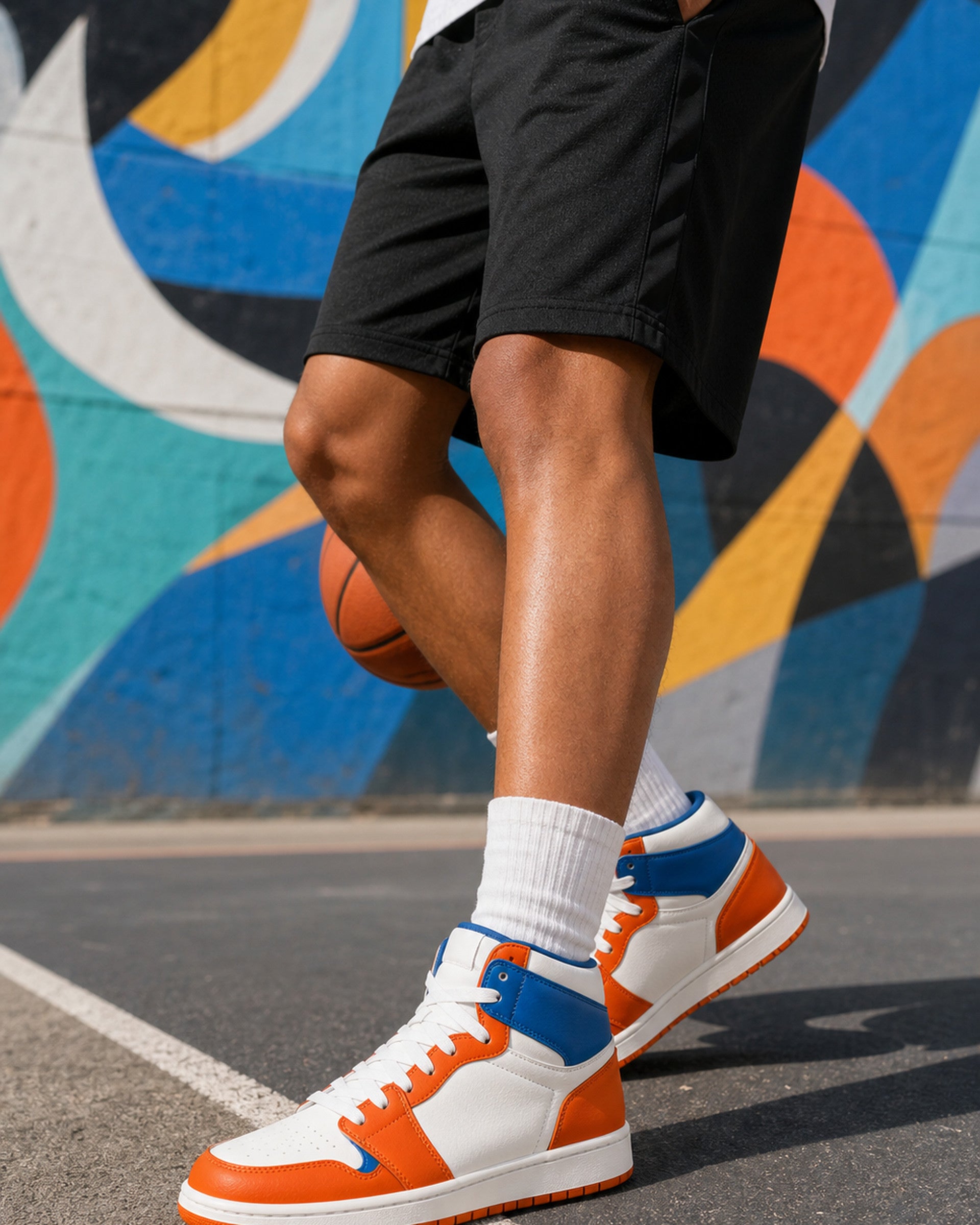 Street sneakers on product page in live test